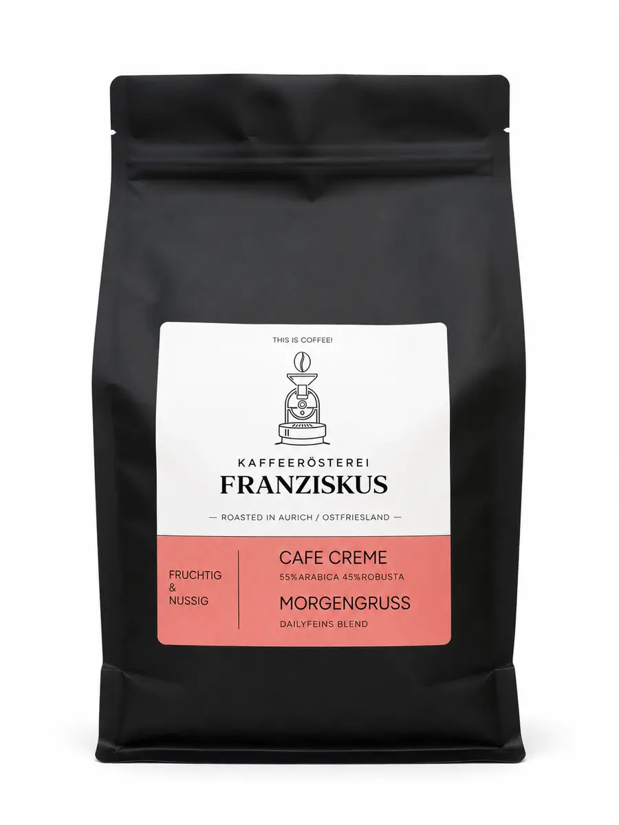 Morgengruß Kaffee Crème