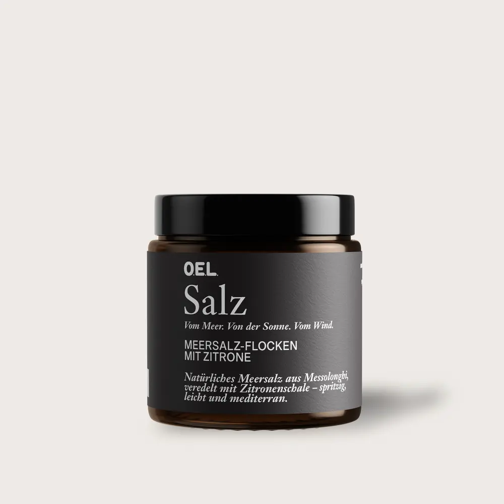 O.E.L. Meersalz-Flocken Zitrone 60 g